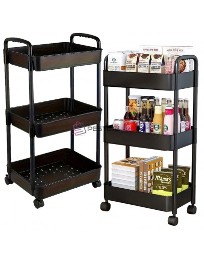 Етажерка за кухня и баня на колелца 3 нива